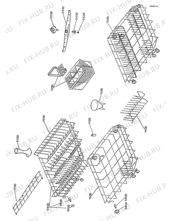 Взрыв-схема посудомоечной машины Frigidaire DW1292 - Схема узла Section 5